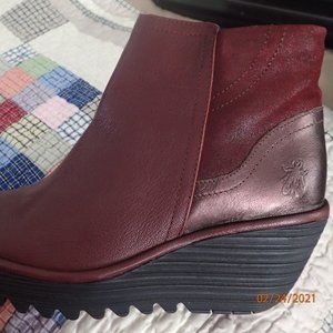 SOLD Fly London Leather Ankle Boots - Yavo